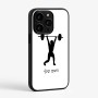 כיסוי בעיצוב אישי עם השם שלך לדגם - Apple iPhone 15 Pro בעיצוב הרמת משקולות
