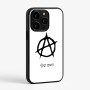 כיסוי בעיצוב אישי עם השם שלך לדגם - Apple iPhone 15 Pro בעיצוב אנרכיה