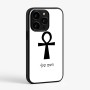 כיסוי בעיצוב אישי עם השם שלך לדגם - Apple iPhone 15 Pro בעיצוב אנק - מפתח החיים המצרי