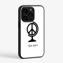 כיסוי בעיצוב אישי עם השם שלך לדגם - Apple iPhone 15 Pro בעיצוב גלובוסי שלום