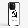 כיסוי בעיצוב אישי עם השם שלך לדגם - Apple iPhone 15 Pro בעיצוב פטיש ומגל