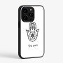 כיסוי בעיצוב אישי עם השם שלך לדגם - Apple iPhone 15 Pro בעיצוב חמסה - קבלה