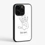 כיסוי בעיצוב אישי עם השם שלך לדגם - Apple iPhone 15 Pro בעיצוב יד