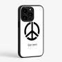 כיסוי בעיצוב אישי עם השם שלך לדגם - Apple iPhone 15 Pro בעיצוב סמל השלום