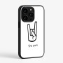 כיסוי בעיצוב אישי עם השם שלך לדגם - Apple iPhone 15 Pro בעיצוב יד סלע