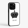כיסוי בעיצוב אישי עם השם שלך לדגם - Apple iPhone 15 Pro בעיצוב כתר מלכותי