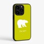 כיסוי בעיצוב אישי עם השם שלך לדגם - Apple iPhone 15 Pro בעיצוב דוב