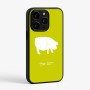 כיסוי בעיצוב אישי עם השם שלך לדגם - Apple iPhone 15 Pro בעיצוב חזיר