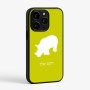 כיסוי בעיצוב אישי עם השם שלך לדגם - Apple iPhone 15 Pro בעיצוב קרנף