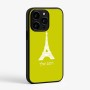 כיסוי בעיצוב אישי עם השם שלך לדגם - Apple iPhone 15 Pro בעיצוב מגדל אייפל