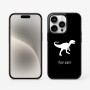 כיסוי בעיצוב אישי עם השם שלך לדגם - Apple iPhone 15 Pro בעיצוב דינוזאור