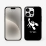 כיסוי בעיצוב אישי עם השם שלך לדגם - Apple iPhone 15 Pro בעיצוב עקרב