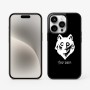 כיסוי בעיצוב אישי עם השם שלך לדגם - Apple iPhone 15 Pro בעיצוב זאב