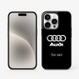 כיסוי בעיצוב אישי עם השם שלך לדגם - Apple iPhone 15 Pro בעיצוב אאודי