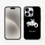 כיסוי בעיצוב אישי עם השם שלך לדגם - Apple iPhone 15 Pro בעיצוב הארלי-דיווידסון