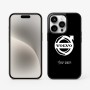 כיסוי בעיצוב אישי עם השם שלך לדגם - Apple iPhone 15 Pro בעיצוב וולוו
