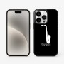 כיסוי בעיצוב אישי עם השם שלך לדגם - Apple iPhone 15 Pro בעיצוב סקסופון