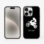 כיסוי בעיצוב אישי עם השם שלך לדגם - Apple iPhone 15 Pro בעיצוב מוטוקרוס