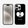כיסוי בעיצוב אישי עם השם שלך לדגם - Apple iPhone 15 Pro בעיצוב פינג פונג