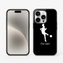 כיסוי בעיצוב אישי עם השם שלך לדגם - Apple iPhone 15 Pro בעיצוב שחקנית כדורגל - אישה