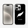 כיסוי בעיצוב אישי עם השם שלך לדגם - Apple iPhone 15 Pro בעיצוב נוצת נוצה