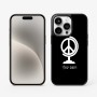 כיסוי בעיצוב אישי עם השם שלך לדגם - Apple iPhone 15 Pro בעיצוב גלובוסי שלום