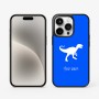 כיסוי בעיצוב אישי עם השם שלך לדגם - Apple iPhone 15 Pro בעיצוב דינוזאור
