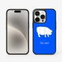 כיסוי בעיצוב אישי עם השם שלך לדגם - Apple iPhone 15 Pro בעיצוב חזיר