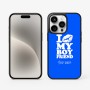 כיסוי בעיצוב אישי עם השם שלך לדגם - Apple iPhone 15 Pro בעיצוב נשקי את חבר שלי