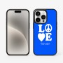 כיסוי בעיצוב אישי עם השם שלך לדגם - Apple iPhone 15 Pro בעיצוב אהבה