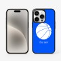 כיסוי בעיצוב אישי עם השם שלך לדגם - Apple iPhone 15 Pro בעיצוב כדורסל