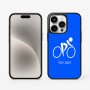 כיסוי בעיצוב אישי עם השם שלך לדגם - Apple iPhone 15 Pro בעיצוב אופניים אולימפיים