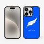 כיסוי בעיצוב אישי עם השם שלך לדגם - Apple iPhone 15 Pro בעיצוב נוצת נוצה