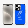 כיסוי בעיצוב אישי עם השם שלך לדגם - Apple iPhone 15 Pro בעיצוב חיטה גלית זהב