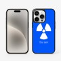 כיסוי בעיצוב אישי עם השם שלך לדגם - Apple iPhone 15 Pro בעיצוב פצצת אטום גרעינית