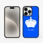 כיסוי בעיצוב אישי עם השם שלך לדגם - Apple iPhone 15 Pro בעיצוב כתר מלכותי