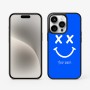 כיסוי בעיצוב אישי עם השם שלך לדגם - Apple iPhone 15 Pro בעיצוב סמיילי