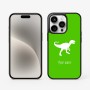 כיסוי בעיצוב אישי עם השם שלך לדגם - Apple iPhone 15 Pro בעיצוב דינוזאור