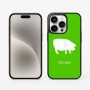 כיסוי בעיצוב אישי עם השם שלך לדגם - Apple iPhone 15 Pro בעיצוב חזיר