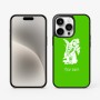 כיסוי בעיצוב אישי עם השם שלך לדגם - Apple iPhone 15 Pro בעיצוב ארנב מחזיק גזר