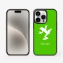 כיסוי בעיצוב אישי עם השם שלך לדגם - Apple iPhone 15 Pro בעיצוב צפרדע טרופית