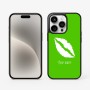 כיסוי בעיצוב אישי עם השם שלך לדגם - Apple iPhone 15 Pro בעיצוב שפתיים - נשיקה