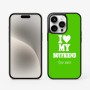 כיסוי בעיצוב אישי עם השם שלך לדגם - Apple iPhone 15 Pro בעיצוב אוהבת את החבר שלי