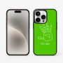 כיסוי בעיצוב אישי עם השם שלך לדגם - Apple iPhone 15 Pro בעיצוב יד