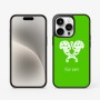 כיסוי בעיצוב אישי עם השם שלך לדגם - Apple iPhone 15 Pro בעיצוב פרחי קרן
