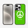 כיסוי בעיצוב אישי עם השם שלך לדגם - Apple iPhone 15 Pro בעיצוב סמל השלום