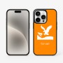 כיסוי בעיצוב אישי עם השם שלך לדגם - Apple iPhone 15 Pro בעיצוב נשר אמריקאי