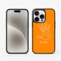 כיסוי בעיצוב אישי עם השם שלך לדגם - Apple iPhone 15 Pro בעיצוב יד