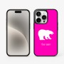 כיסוי בעיצוב אישי עם השם שלך לדגם - Apple iPhone 15 Pro בעיצוב דוב