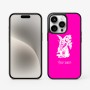 כיסוי בעיצוב אישי עם השם שלך לדגם - Apple iPhone 15 Pro בעיצוב ארנב מחזיק גזר